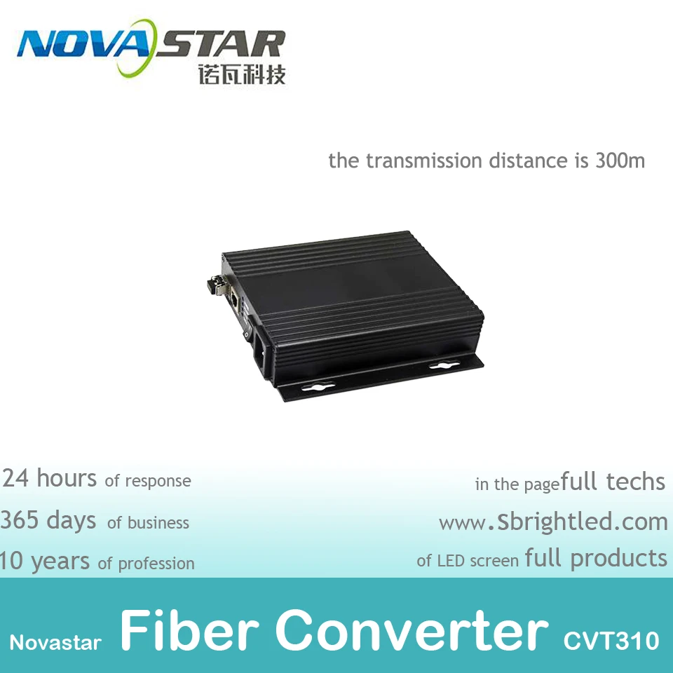 NOVASTAR Fiber Converter CVT310 controller nova led video wall controller transmitting card