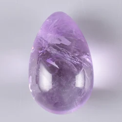 Amethyst Yoni Egg Natural Stone Eggs 30*20 mm Crystal Mineral Ball Kegel Exercise Pelvic Floor Muscle Vagina Woman Health Care