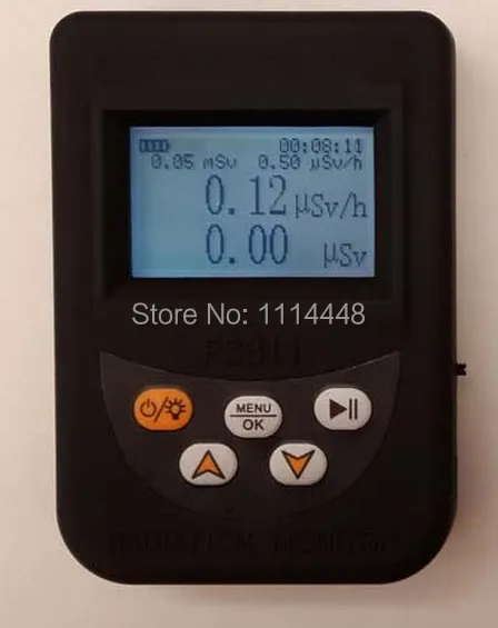 Nuclear Radiation Detector Monitor Dosimeter Nuclear Radiation Meter FS2011+