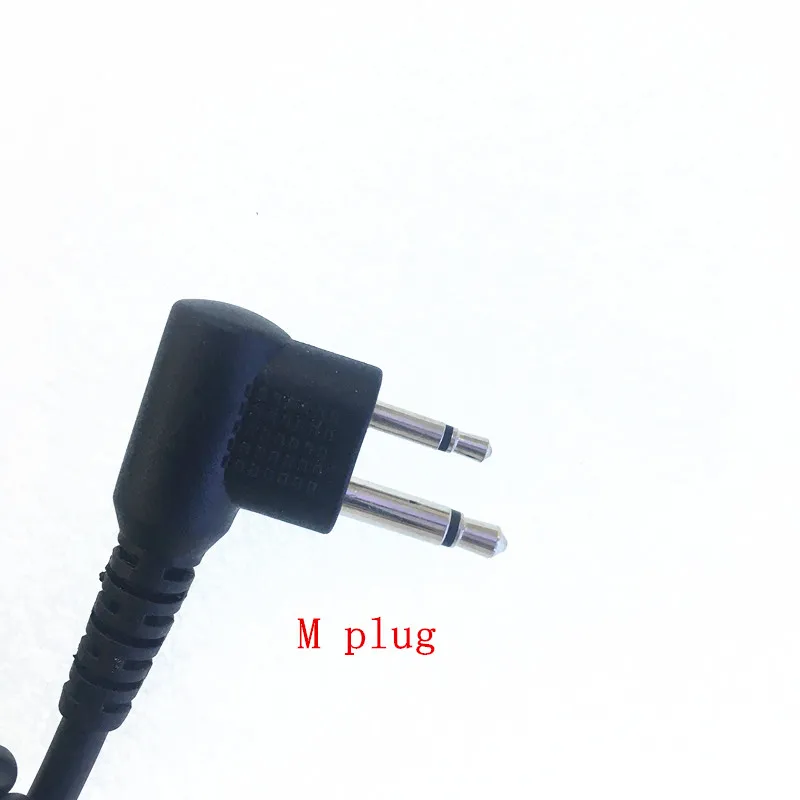 DIY 4 Wires 2.5/3.5mm M Plug 2pins MIC Cable for Motorola Cp040 Cp140 Ep450 Cp150 Gp3188 Ggp88s Gp300 Etc Walkie Talkie