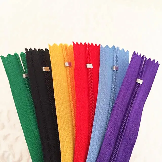 10pcs 15cm (6 Inch) Nylon Coil Zippers Tailor Sewer Craft Crafter\'s & FGDQRS (20 colors)