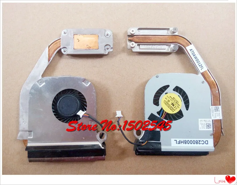 

Free shipping original laptop CPU heatsink fan for DELL Latitude E4310 radiator & fan 0CFMD2 0KXX96R DC280008HFL AT0AW001ZFL