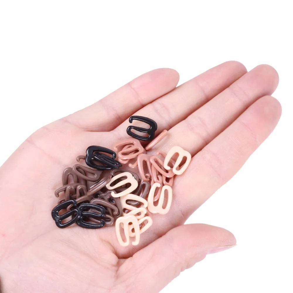 6mm 9-shaped  Buckles  for Making Adjustable Wig Caps Adjustable Accessories 12 pcs/lot