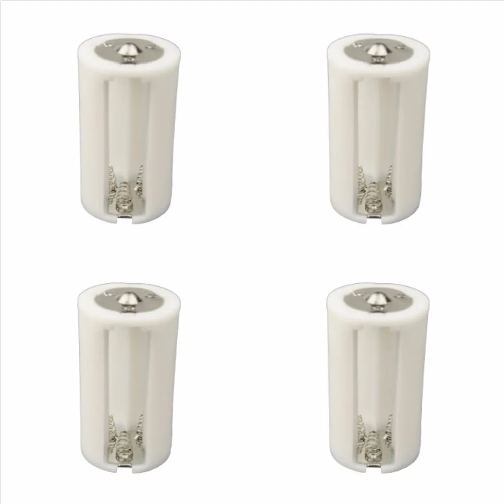 DSLRKIT 4ชิ้น/ล็อตอะแดปเตอร์ขนานแบตเตอรี่ผู้ถือเคสกล่องแปลง3 AA/LR6ถึง1 Dขนาด