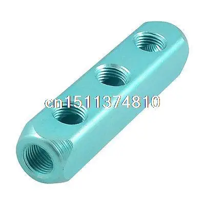 Air Pneumatic Cylinder 3 Positions Aluminum Manifold Block Splitter