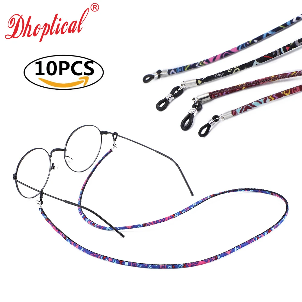 10pcs wholesale eyeglasses cord eyewear holder avoid glasses slip colorful design C099 by dhoptical