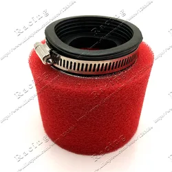 Filtre à air en mousse droite pour moto et vélo, éponge nettoyante pour cyclomoteur, CG125, 150cc, D343, 38mm, 42mm, 48mm, 58mm, 50cc