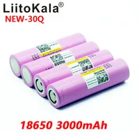 Litokala oryginalny 18650 3000mah akumulator INR18650 30Q 20A rozładowania akumulator litowo-jonowy