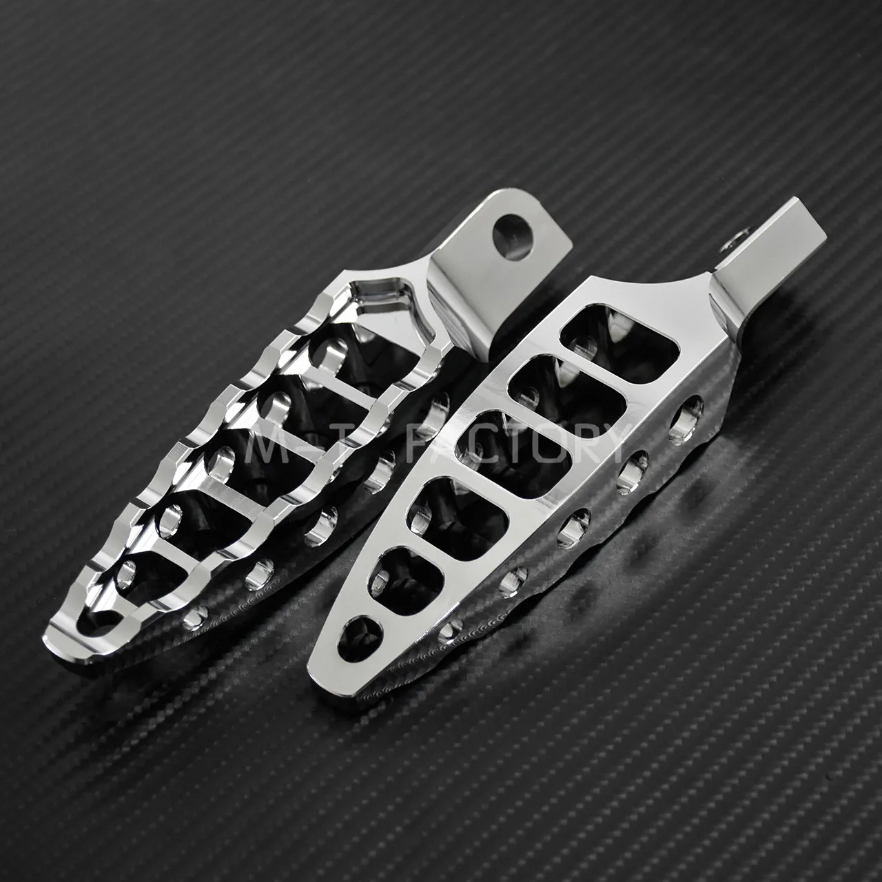 2PCS Motorcycle CNC 45 Degree Male-Mount Footrest Footpegs Foot Pegs For Harley Sportster 883 1200 Touring 93-2023 Dyna Softail