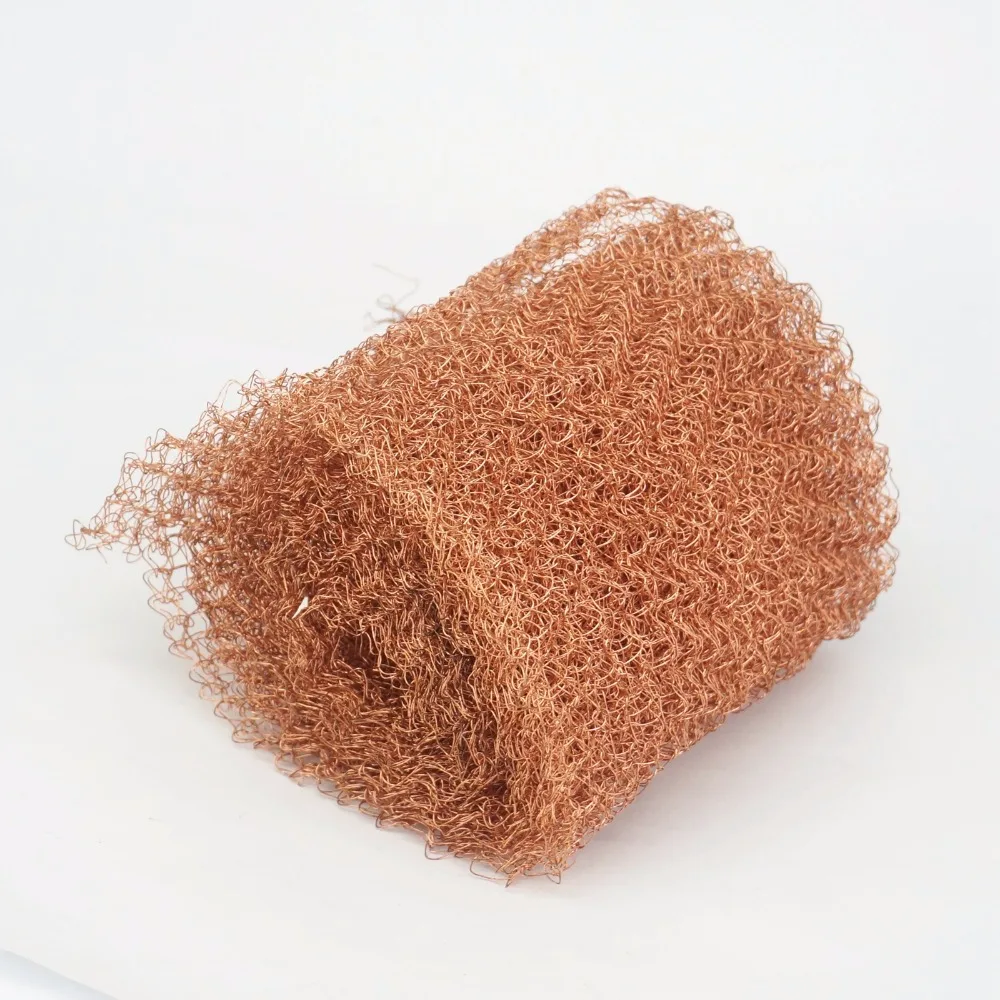 1 Meter Length /100mm Width Corrugated Copper Mesh For Distillation Reflux Moonshine Brewing Pest Control