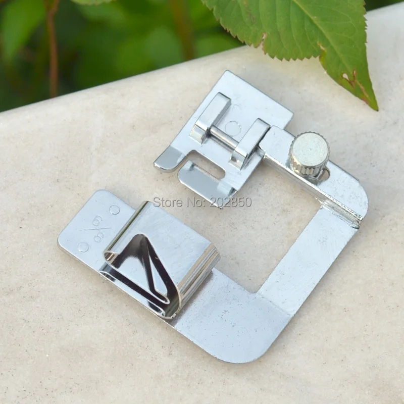 Multi-Function Household Sewing Machine Presser Foot,Bias Binder Foot,Rolled Hem Foot,Sizes 4/8,6/8,8/8 Selectable.