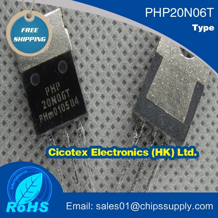 PHP20N06T  mos tube 21a 60v npn 20n06t