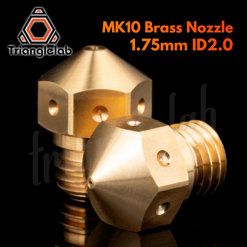 C Trianglelab Super High Quality Micro Swiss MK10 Nozzle ID2.0MM For Micro Swiss All Metal Hotend Kit M7 Thread 3D Printer