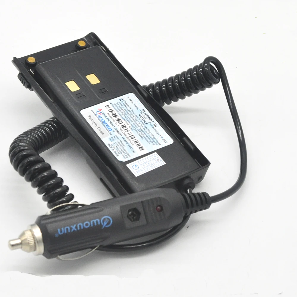 Originele WOUXUN Walkie Talkie Batterij Eliminator Adapter Auto Lading Voor WOUXUN KG-UV9D (Plus)/KG-UV9D Ham Radio Hf Transceiver