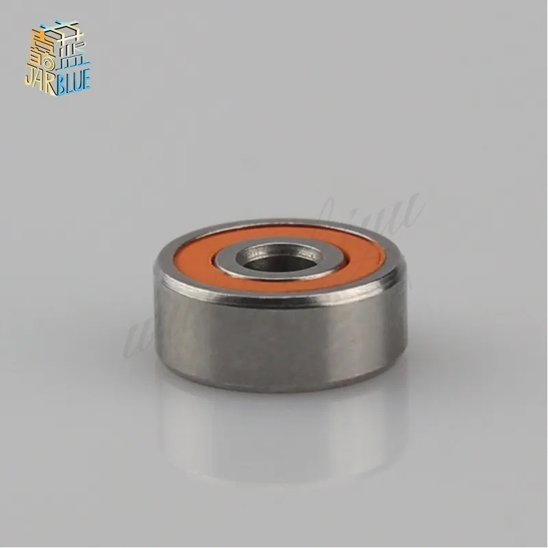 10pcs 8*14*4mm MR148-2RS ORANGE  Miniature deep groove Ball Bearings MR148RS L1480 MR148