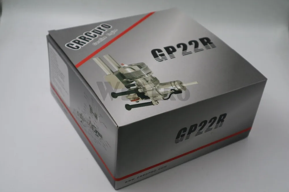 Nuovo Arrivo! CRRCPro GP22R 22CC Posteriore Tubo Di Scarico con Raffreddamento Ad Aria Motore A Benzina per Aerei RC