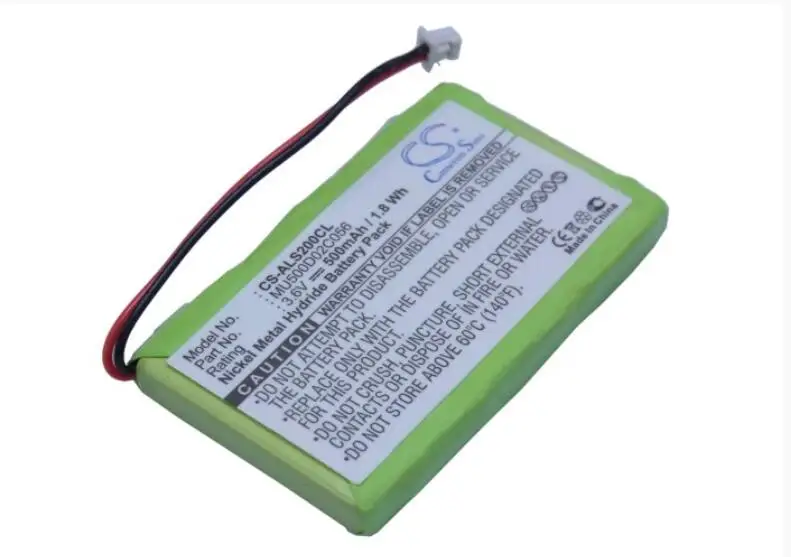 Cameron Sino 500mAh battery for AUDIOLINE 591738 G61224XT00 Oyster 200 Oyster 500 MU500D02C056 Cordless Phone Battery