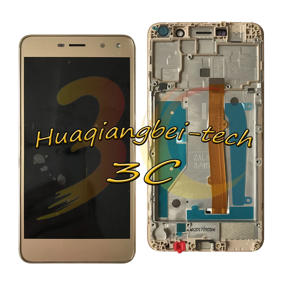 

5.0'' New For Huawei Y5 Pro Full LCD DIsplay + Touch Screen Digitizer Assembly + Frame Cover Black / White / Gold 100% Tested