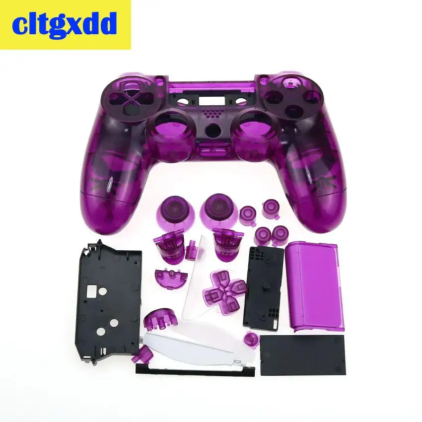 Прозрачный матовый чехол для геймпада cltgxdd, сменные части для корпуса геймпада PS4