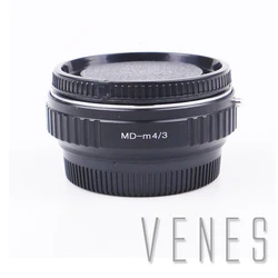 VENES MD lens to M4/3 Focal Reducer Speed Booster, Adapter ring For Micro Four Thirds 4/3 Camera, For Panasonic LUMIX GX9 GX85