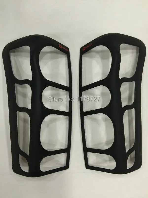 FREE SHIPING FOR ISUZU D-MAX Black front & tail lamp coer  Head & Back light cover  4PCS,DMAXaccessory D-MAX accessories