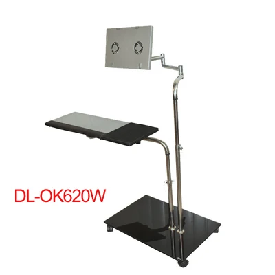 DL OK620 Bedside Moving Laptop Stand Adjustable Sofa Computer Holder Mount +Keyboard Holder Rotating Laptop Table Lapdes