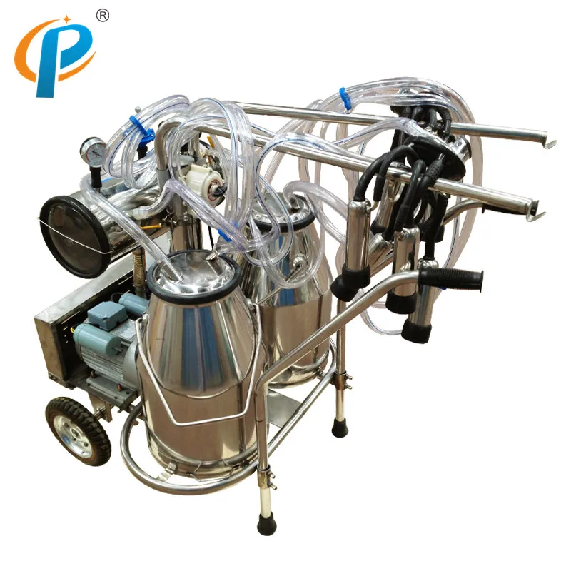 

Vacuum Pump Double Buckets Milking-Machine-for-Goat-and-Cow