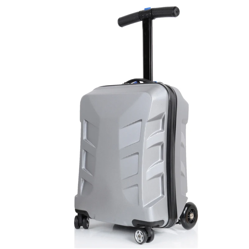 Letrend New Fashion Unique EVA Skateboard Rolling Luggage 21 inch Business Women Men Trolley Suitcases Student Travel Bag Trunk