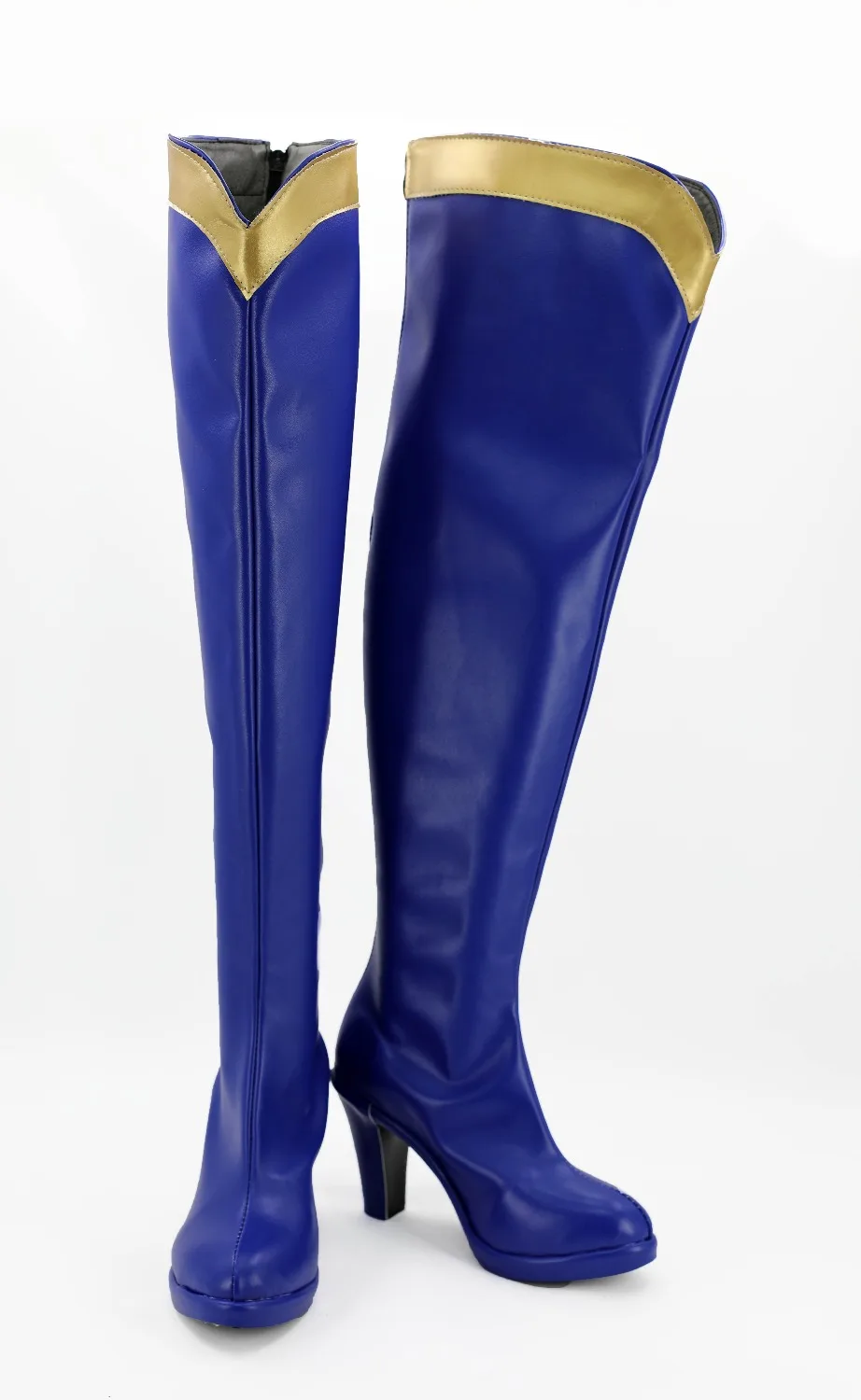 Aqua sapatos cosplay konosuba deuses bênção sobre este maravilhoso mundo aqua cosplay botas de salto alto sapatos feitos sob encomenda