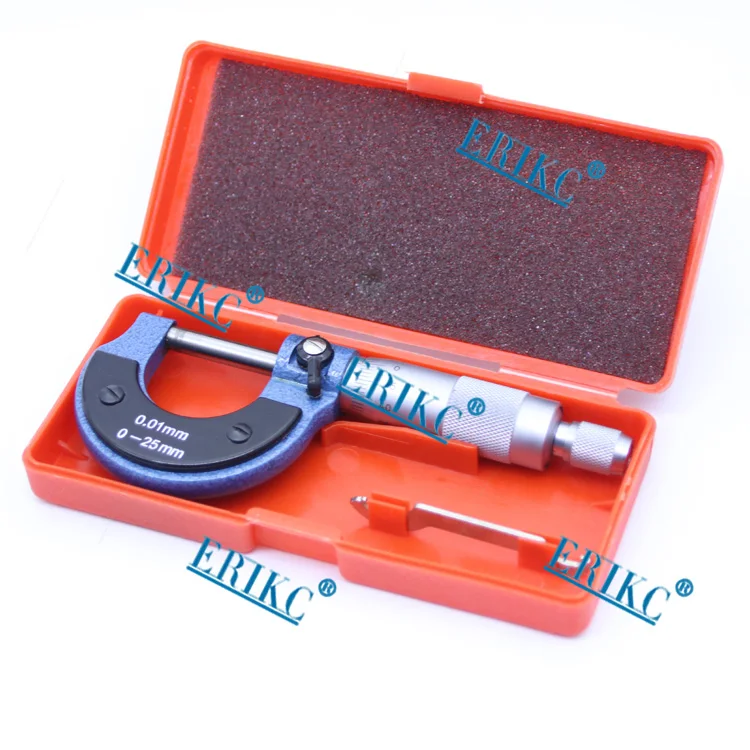 ERIKC Manual microcalliper High precise Common rail injector shims Micrometer for testing Armature Lift E1024043