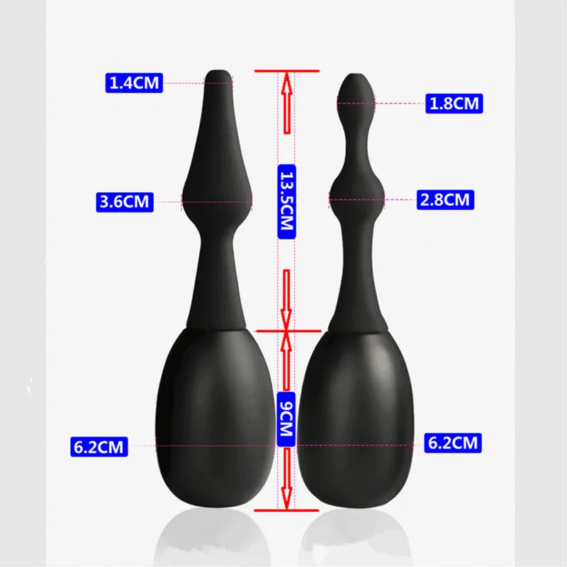 WETIPS Silicone Enema Bulb Douche Shower Anus Cleansing Anal Dusche Enema Anal Piore Ducha Anal Ducha Portable Bidet Shower