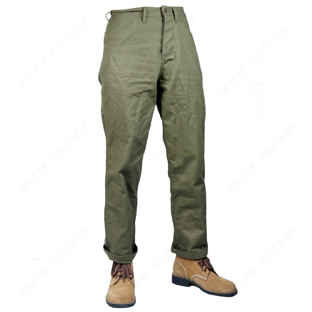 WW2 WWII US USMC HBT ARMY GREEN Field Pants Trousers US11106