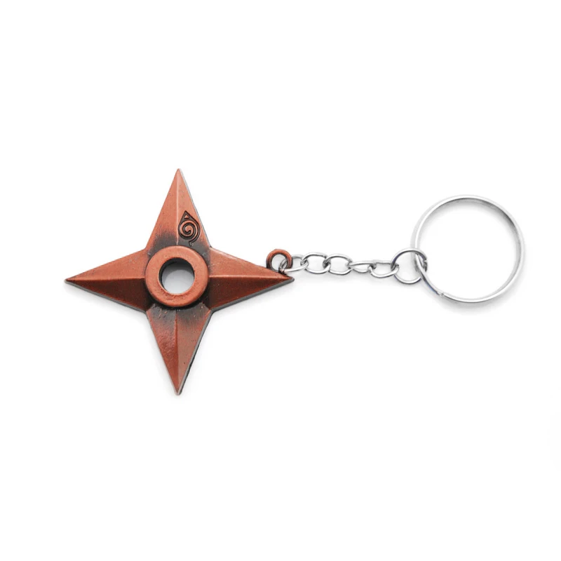 Novel Darts Keychain Six-pointed Star Gadgets For Men Japanese Style Individuality Anime Key Chain On Bag Car Trinket Party Gift