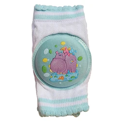 1Pair Boys Girls Kneepad Cotton Soft Comfortable Children Knee Pads Baby Learn To Walk Best Protection Cute Pink And Blue