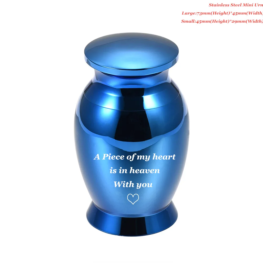 2.8/1.7 Inch Height Small Urn For Human/Pet Ashes-Mini Cremation Urn Funeral Keepsake Urn 