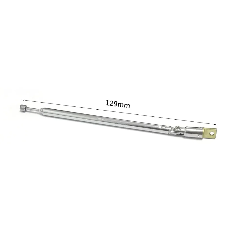 2pcs Replacement 381mm 5 Sections Telescopic Antenna Radio Fm Aerial  Universal Normal Type New Wholesale Price