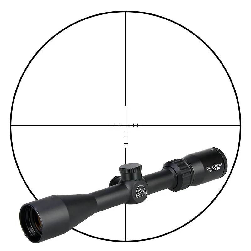 Tactical 3-9X40 rifle scope hunting scope with crosshair 25.4mm tube size gz10304