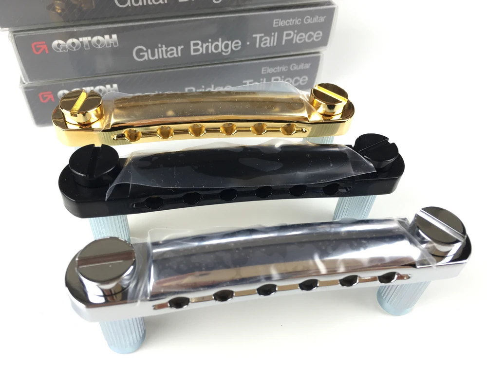 Original GOTOH GE101Z Tune-O-Matic Style Electric Guitar Bridge Tailpiece For LP SG DOT Custom MADE IN JAPAN