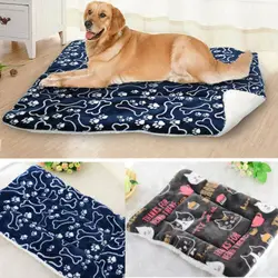 2024 Dogs Self Heat Sleeping Mat Home Indoor Outdoor Blanket, Cute Print Pet Pillow Mat Large Pet Dog Cat Bed Puppy Cushion