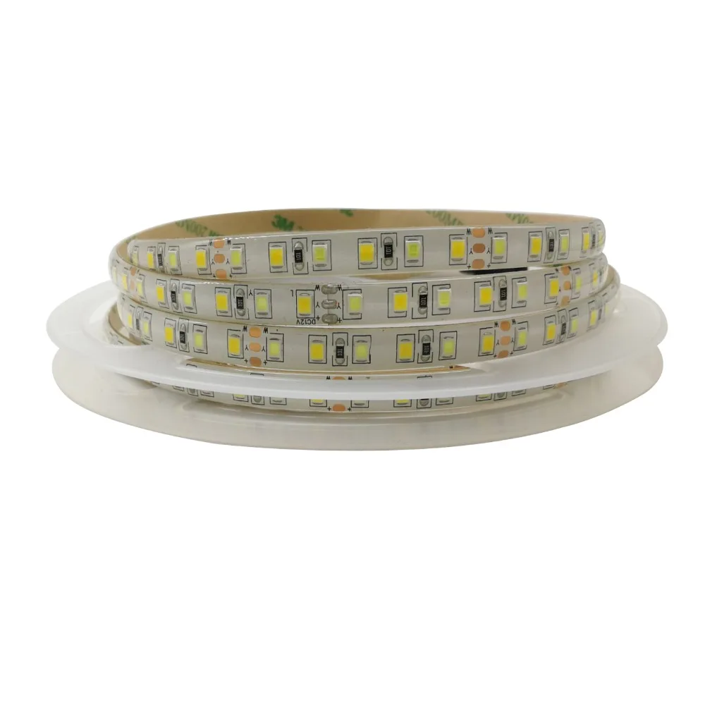 

5M 2835 120 or 180 Led/m Dual White warm white + cool white Waterproof CCT LED Strip Light Color Temperature Ajustable DC12V/24V