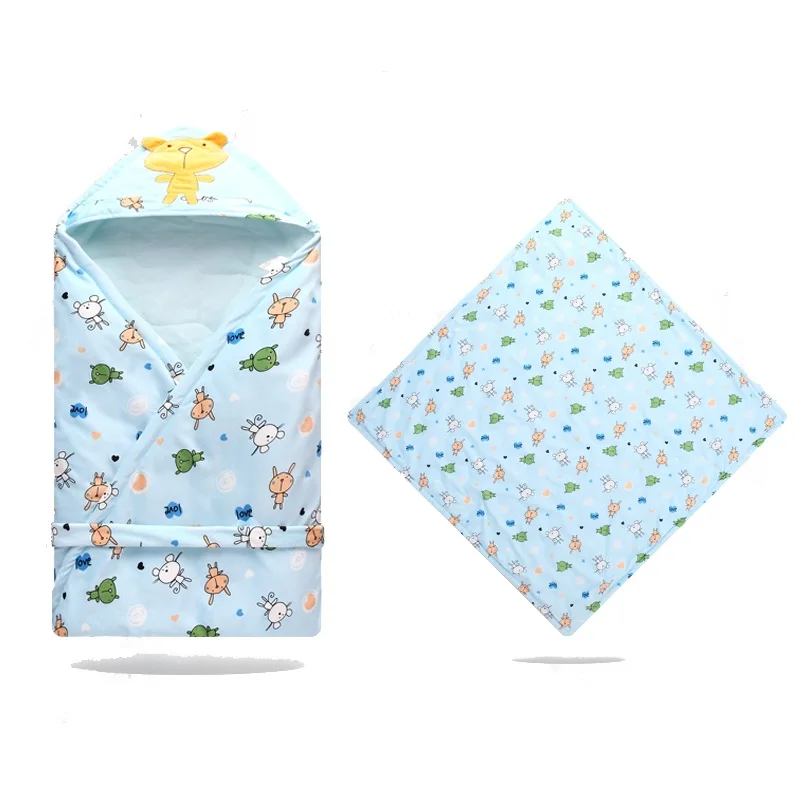 Cartoon Newborn Receiving Blankets Unisex Premature Envelope Baby Bedding Wrap Robes Swaddling Boys Sleepsack Girls Sleeping Bag