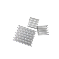 10Set/lot Adhesive Raspberry Pi 3 Heatsink Cooler Pure Aluminum Heat Sink Set Kit Radiator For Cooling Raspberry Pi 2 B