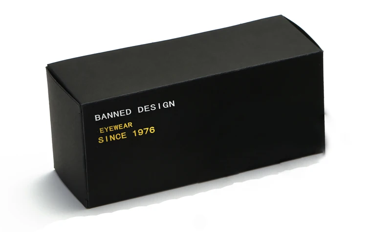 BANNED 1976 Luxury Original Box Logo Case, Card.Tag, Sticker Cloth, Paper Box, Package