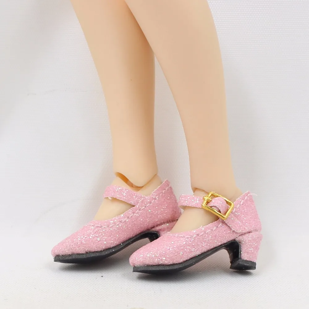 ICY DBS Blyth doll joint body shoes bling bling elegant High heels toy shoes