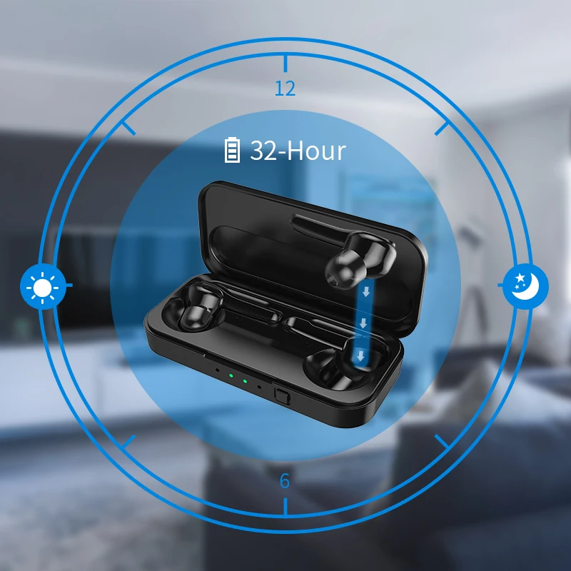 Mifa X3 True Wireles Stereo Oortelefoon Bluetooth 5.0 Sport Oortelefoon Met Microfoon Handsfree Call Opladen Doos