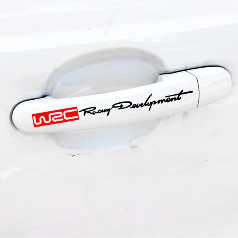 5 Sets Customizable Door handle WRC Racing Development Car-styling for Citroen Volkswagen Ford PEUGEOT MITSUBISHI SUBARU