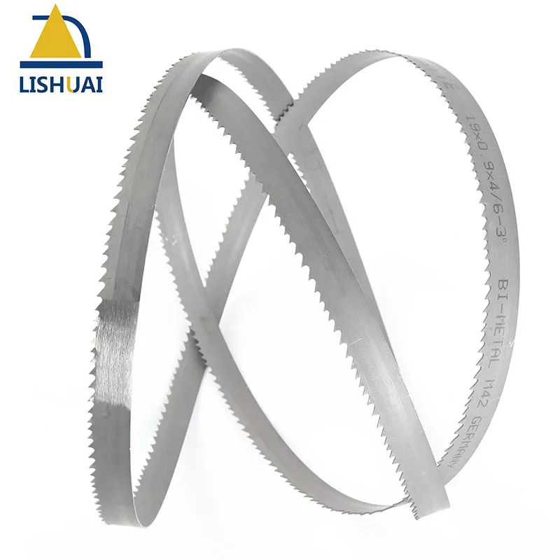 (Length Customized)2000-3000mm*19mm*0.9mm Woodworking&Metal Cutting M42 3/4Tpi-4/6Tpi-5/8Tpi Bimetal Band Saw Blades5 teeth type