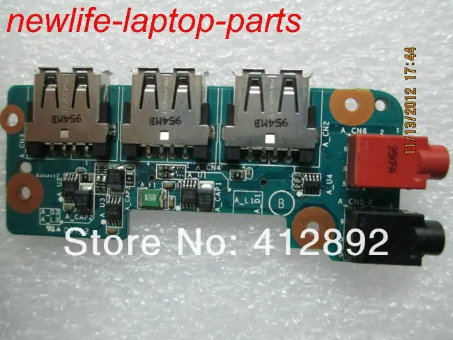 original M762 CNX-409 Laptop USB audio IO Board work good promise quality fast shipping