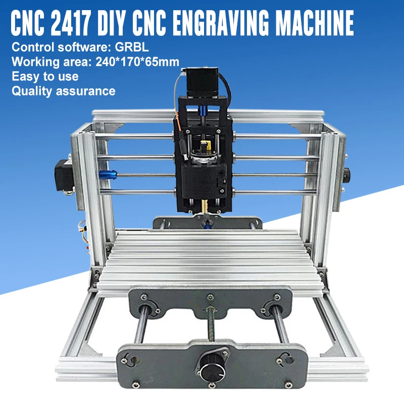 CNC 2417 DIY CNC Engraving Machine 3axis Mini Pcb Pvc Milling Machine Metal Wood Carving Machine Cnc Router GRBL Control