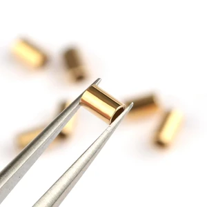 10pcs 14kゴールド充填クリンプ&エンドビーズ2mm 1.6mm 14kゴールドクリンク 10ベストセールス14Kゴールド充填-8